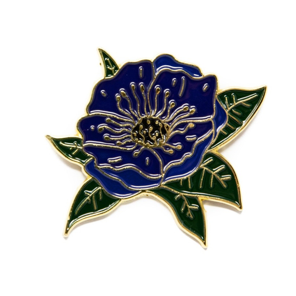 Hellebore Enamel Pin